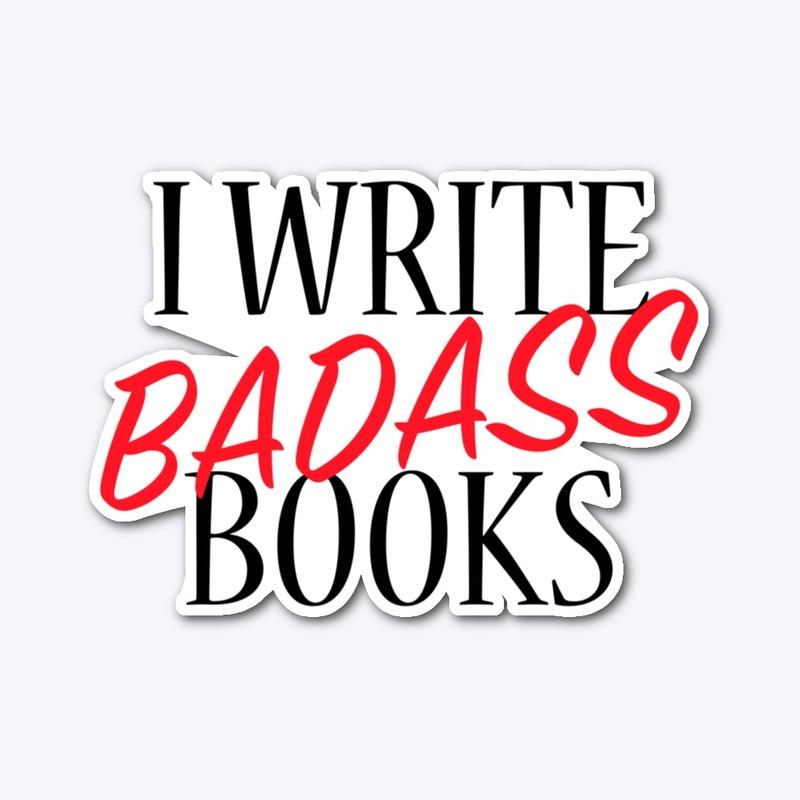 I Write Books Sticker