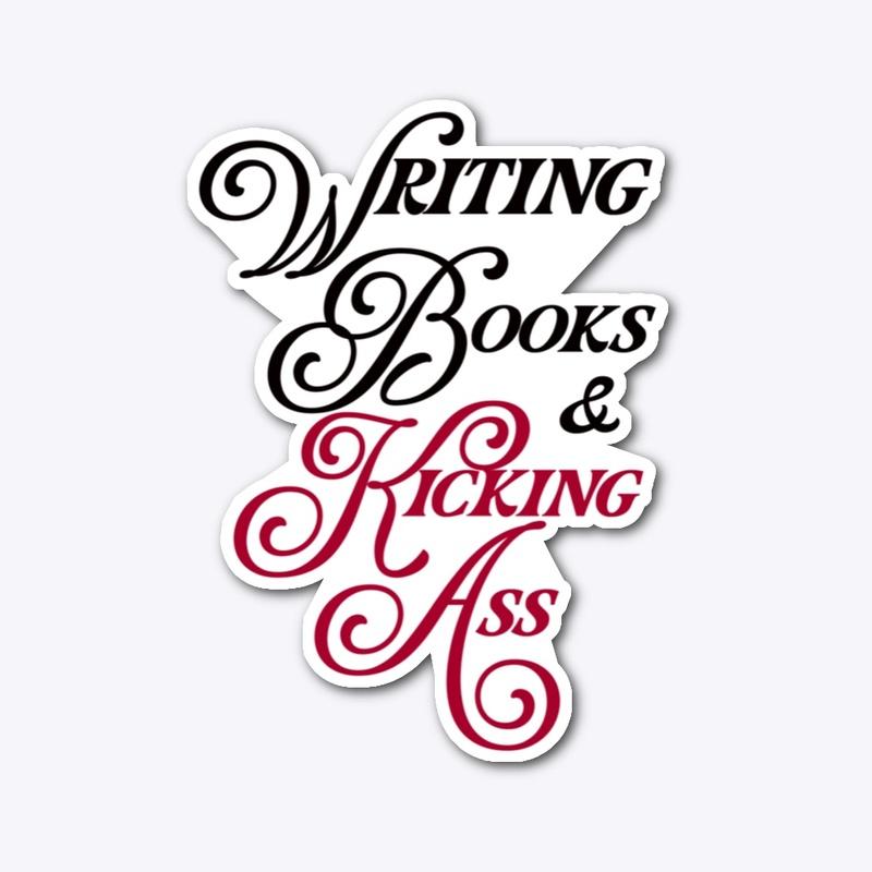 Writing Books Sticker